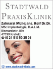 Portrait Dr. Dr. Rolf Müllejans, Stadtwald PraxisKlinik, Zahnarzt-Zentrum für Zahngesundheit und Ästhetik, Krefeld, MKG-Chirurg, Oralchirurg, Zahnarzt